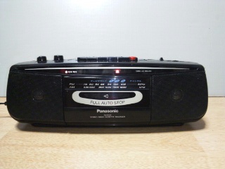 Panasonic ラジオカセット ブラック RX-FS22A-K Pkje6Nef60