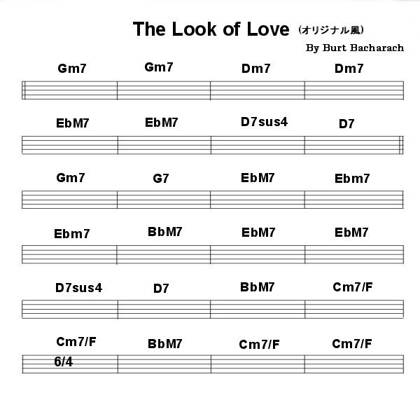 The Look Of Love 1967 Burt Bacharachの名曲を４つ打ちでアレンジしてみる Weekend In 心は L A