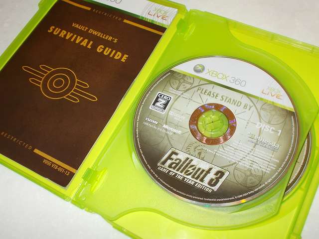 Xbox360 版 Fallout 3 Game of the Year Edition、DISC 1