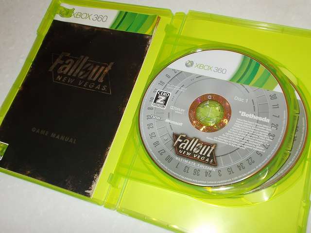 Xbox 360 版 Fallout New Vegas Ultimate Edition、DISC 1