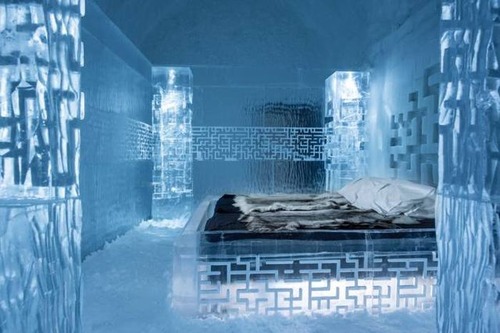 氷でできた極寒のホテルの画像（10枚目）