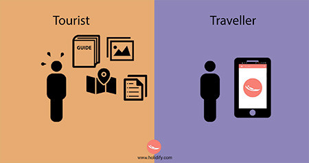 「観光客」vs「旅行者」の比較画像が分りやすい！！の画像（8枚目）