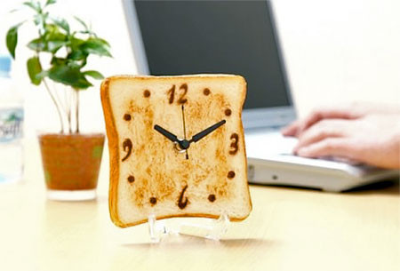 食パンの時計の画像（3枚目）
