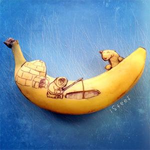 【画像】バナナに絵を描くアートがさらに進化しているｗｗの画像（11枚目）