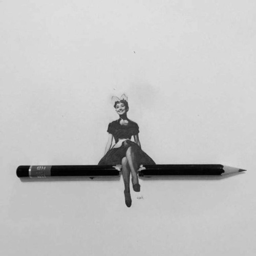 鉛筆やシャーペンで描いた小さいけど凄いクオリティの画像の数々！！の画像（5枚目）