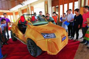 中国の３Dプリンタで作られた自動車がなんだかヤバイ！の画像（1枚目）