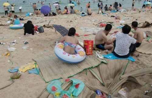 中国の海水浴場の画像（11枚目）