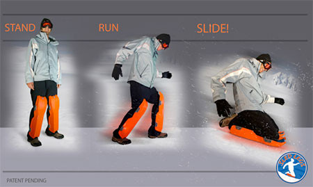 走って！跳んで！滑れる！新感覚のソリ「SLED LEGS」が楽しそうｗｗｗの画像（2枚目）