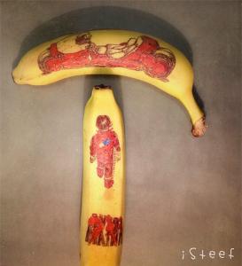 【画像】バナナに絵を描くアートがさらに進化しているｗｗの画像（16枚目）