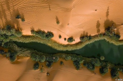 サハラ砂漠にある小さなオアシスが美しすぎて凄い！の画像（3枚目）