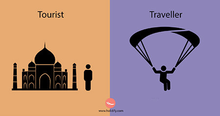 「観光客」vs「旅行者」の比較画像が分りやすい！！の画像（4枚目）