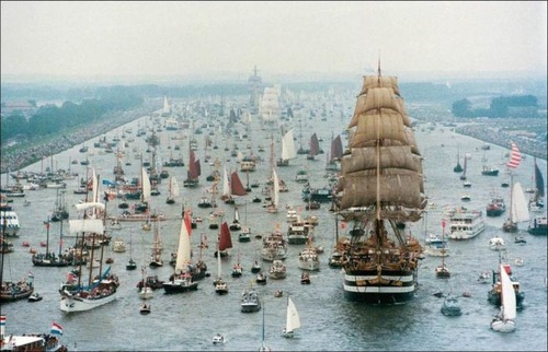 アムステルダムの帆船のフェスティバルが凄い！！の画像（3枚目）