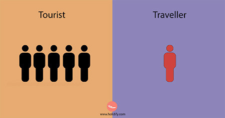 「観光客」vs「旅行者」の比較画像が分りやすい！！の画像（6枚目）