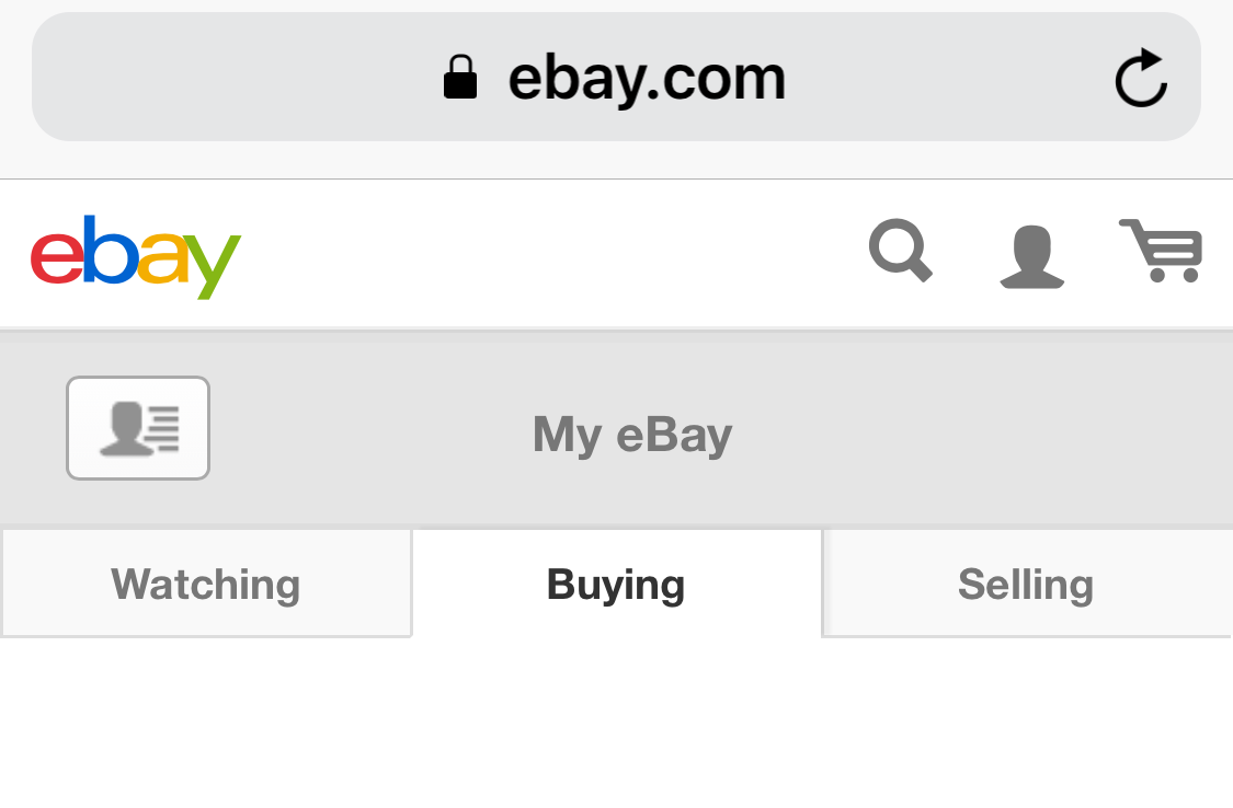 My eBay