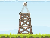 骨組みでタワーを作るバランスパズルゲーム【ジェリータワー】Jelly Tower