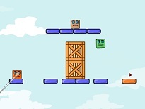 旗を目指すブロック飛ばしパズルゲーム【Jumping Box Remake】