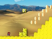 砂漠のスーパーマリオアクションゲーム【Mario Jeux】