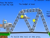 橋を作って列車を渡らせるパズルゲーム【レールウェイ ブリッジ】Railway Bridge