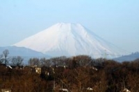 自宅から見える富士山