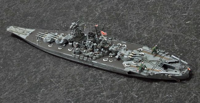 HIGH-GEARedの模型と趣味の日常 1/700戦艦『大和』最終時 リファイン完了