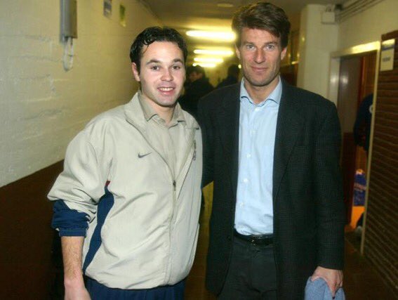 Iniesta in 2004 Guardiola Michael Laudrup are my role models