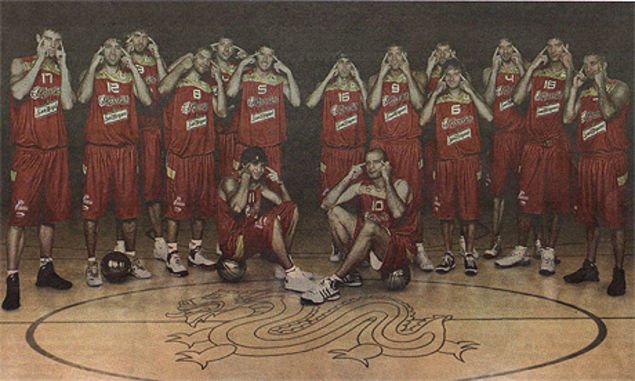 Spains men AND womens basketball team got in on the racist fun