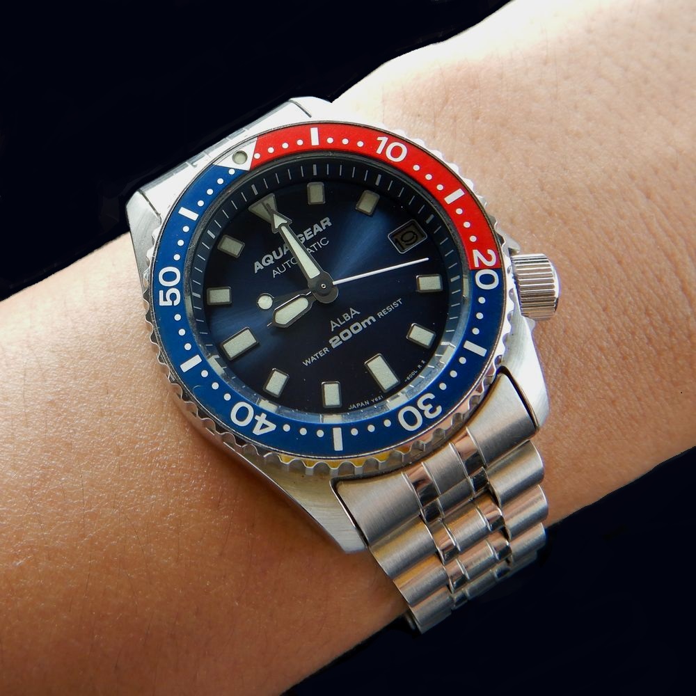 SEIKO ALBA AQUA GEAR Y621-6000 アクアギア - 腕時計(アナログ)