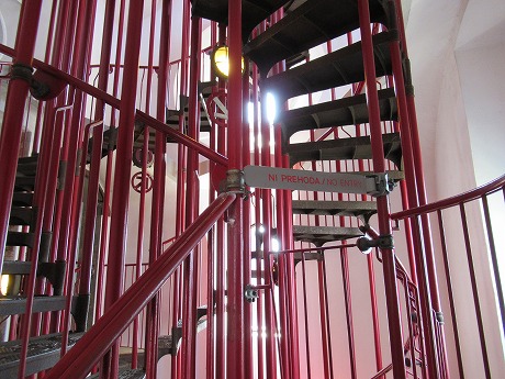 リュブリャナ城　螺旋階段