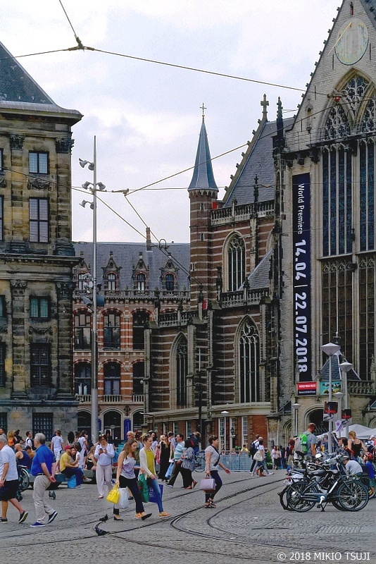 絶景探しの旅 - 0666 王宮と新教会の通り （ダム広場前/オランダ アムステルダム）
